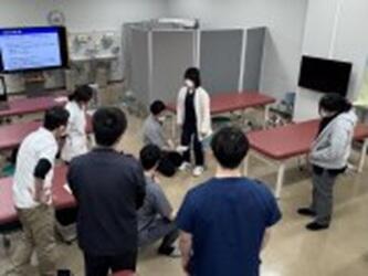 東京会場での実習の様子